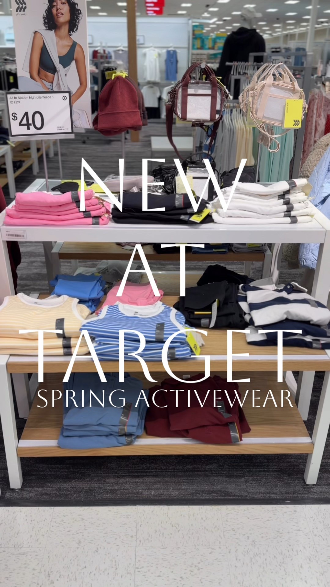 Activewear for spring // new at Target! Loving with these new arrivals from Target- comfy, cute, realistic pieces you’ll keep grabbing for this spring! These ribbed tanks are padded!! No bra needed! Love these high rise leggings- like 🧈 and give Lulu a run for their money! And how cute is that rugby shirt?🫶🏻 Wear these pieces together or style separately! Love these activewear finds for working out, walking, Disney, running errands, and everyday wear! What is your fave Target find? I sized up to the medium in the tanks and true size small in the leggings. I’m 5’7”. 

#targetstyle #targetfinds #newarrivals #newattarget #activewear target activewear, athleisure, leggings, padded tanks, buttery soft, matching set, lounge set, Disney outfit, what to wear, errands outfit, mom style, style over 30, casual outfit, target outfit, new release, spring outfit, everyday style, everyday wear, travel outfit, travel set, travel style, mom life outfit, SAHM outfit, everyday lounge outfit, Stay At Home Mom outfit, elevated basics, basic style, spring lounge, spring outfit women’s loungewear trend, realistic outfits @Target 

#LTKootd #LTKActive #LTKTravel