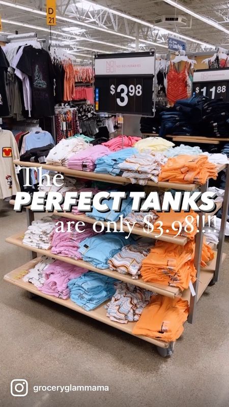 The best tanks for $3.98!!! I’ve worn these for years and grab a few new colors every year! They are so soft, wash up great, and perfect for layering! I size up to medium. 

#LTKunder100 #LTKstyletip #LTKunder50