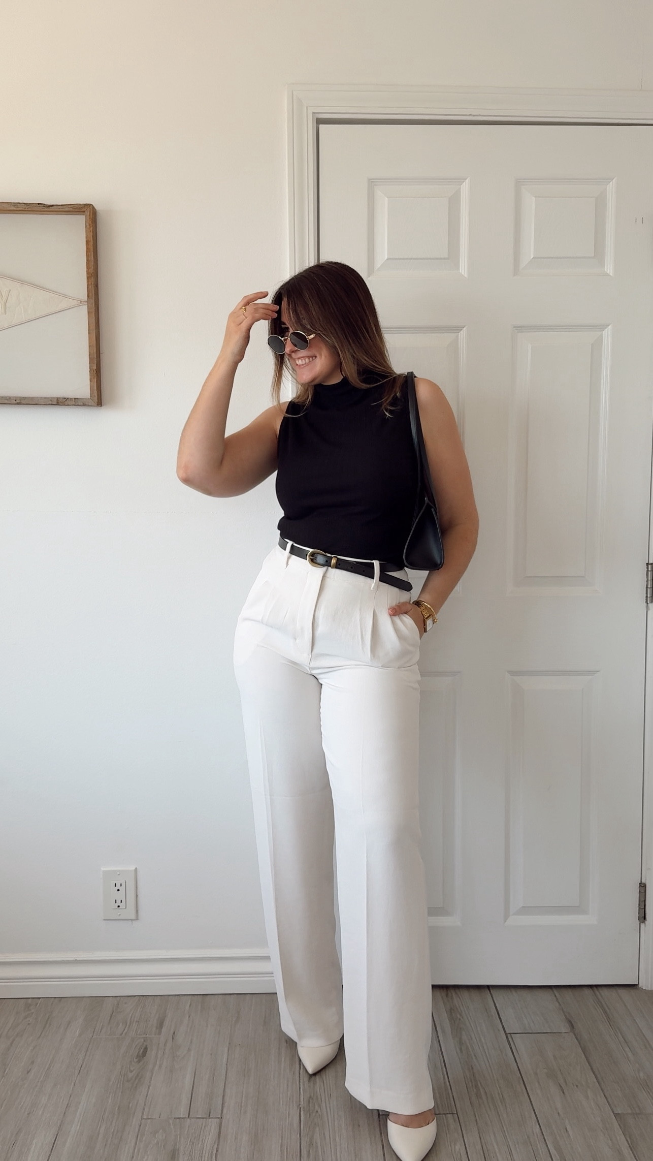 Some days call for something a little more elevated ✨ and for me, that usually starts with white trousers 🤍 Whether it’s a dinner date, a spring event, or simply dressing up just because, I love how easy they are to style while still feeling refined!

I’m sharing 3 outfit ideas that show how versatile a great pair of trousers can be with light layers, classic pairings, and a soft transition into warmer days ✨

✔ I’m wearing the Aritzia Effortless Pant in size 8
✔ I’ve linked similar options for the black and white tops, I got those on sale last year from Madewell and they are now out of stock! 

❤️ Adore these looks? Comment SHOP to receive a DM with the link or head to the link in bio to shop the looks & more! 

👉 Save & Follow to discover French-inspired style and wardrobe tips, designed to 
elevate your everyday fashion!

With Amour, M.

#springfashion #springstyle #springoutfit #ootd #capsulewardrobe #minimalstyle #chicandsimple #everydayoutfit #styleinspo #wardrobeessentials #frenchstyle #parisianstyle 

#LTKStyleTip #LTKSeasonal #LTKWorkwear