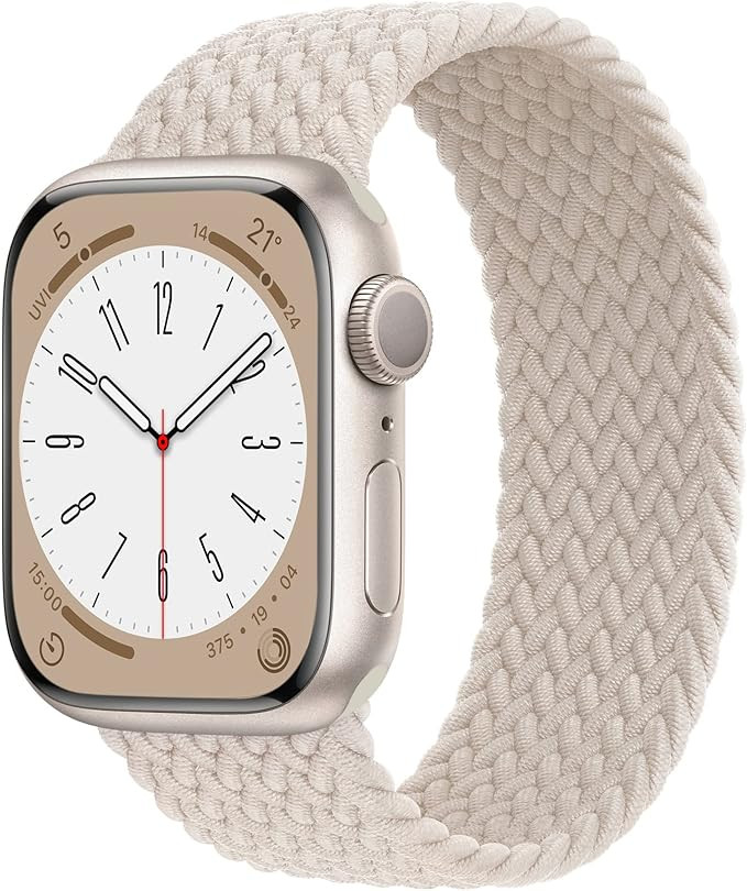 Proworthy Lace Braided Solo Loop Compatible With Apple Watch Band 38mm 40mm 41mm 42mm 44mm 45mm 4... | Amazon (US)