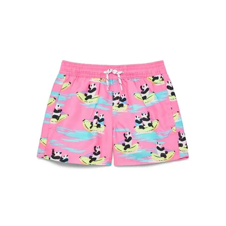 Wonder Nation Little and Big Boys Quick Dry Swim Trunks with UPF50+, Sizes 4-18 & Husky | Walmart (US)