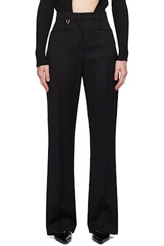 Black La Casa 'Le pantalon Sauge' Trousers | SSENSE