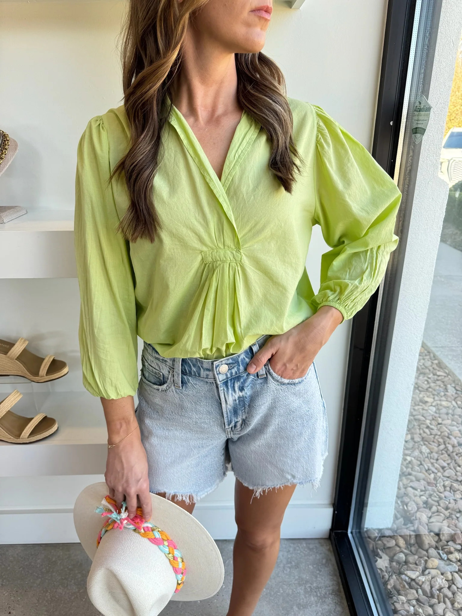 Sunny Lime Forever Top | Amor lafayette