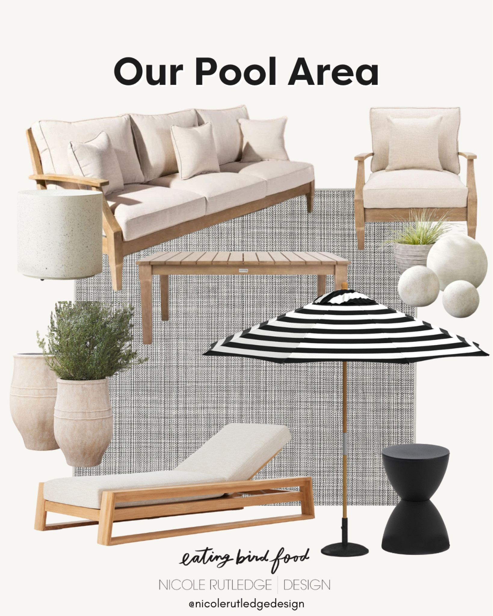 Our Pool Area — designed with Nicole Rutledge Design 💦



#LTKhome