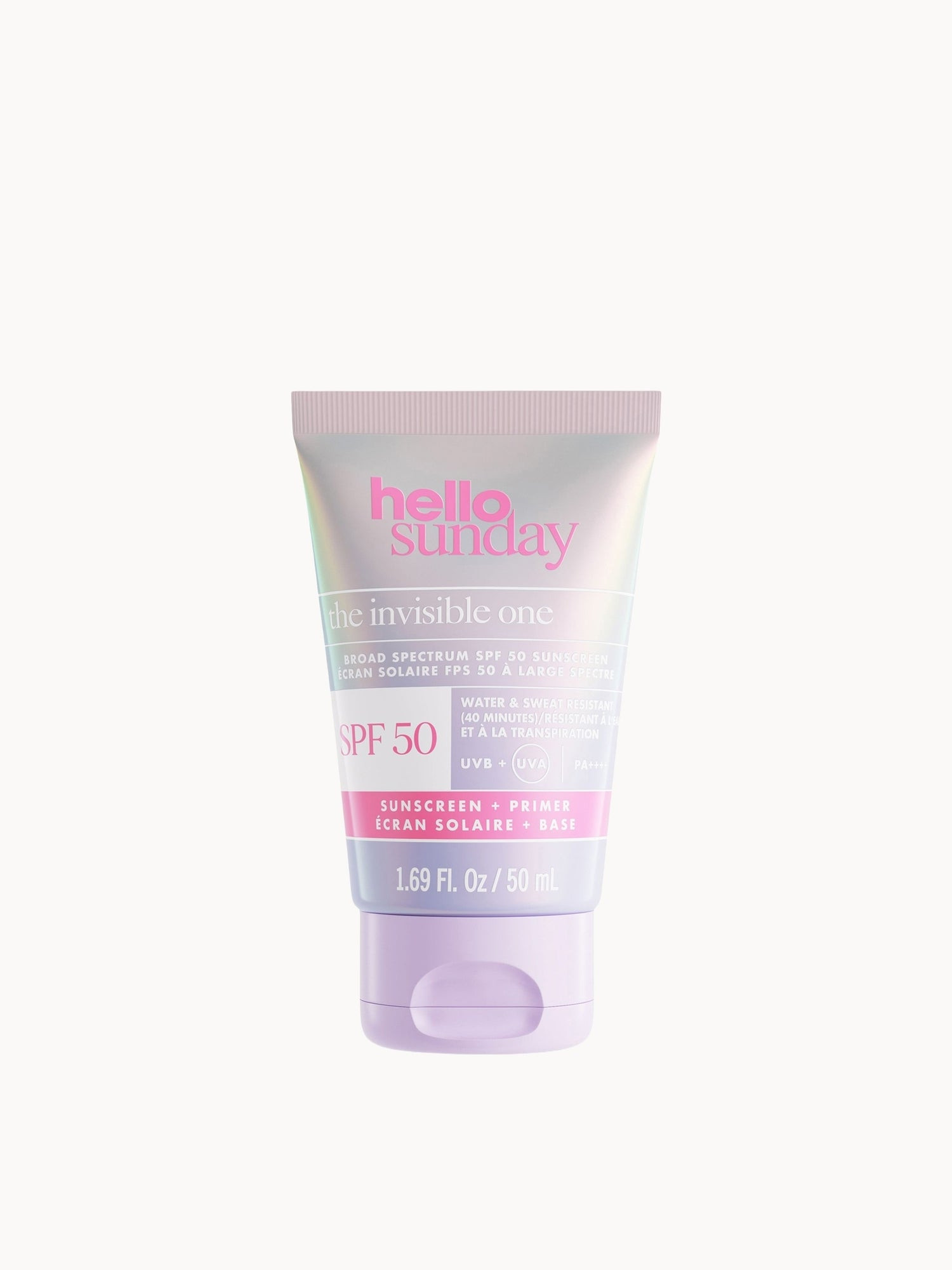 Hello Sunday The Invisible One - Invisible Primer SPF 50 With Hyaluronic Acid And Vitamin C - 50m... | Look Fantastic (UK)