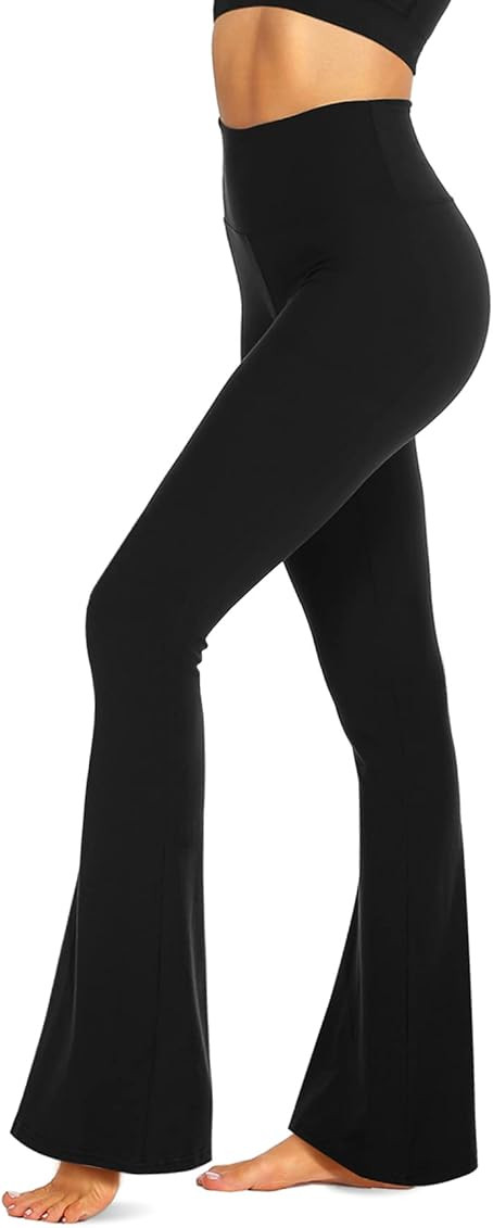TNNZEET Women’s Flare Yoga Pants, Bootcut High Waisted Casual Wide Leg Leggings | Amazon (CA)