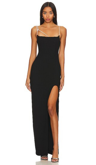 NBD Evelyn Maxi Dress in Black. - size S | Revolve Clothing (Global)