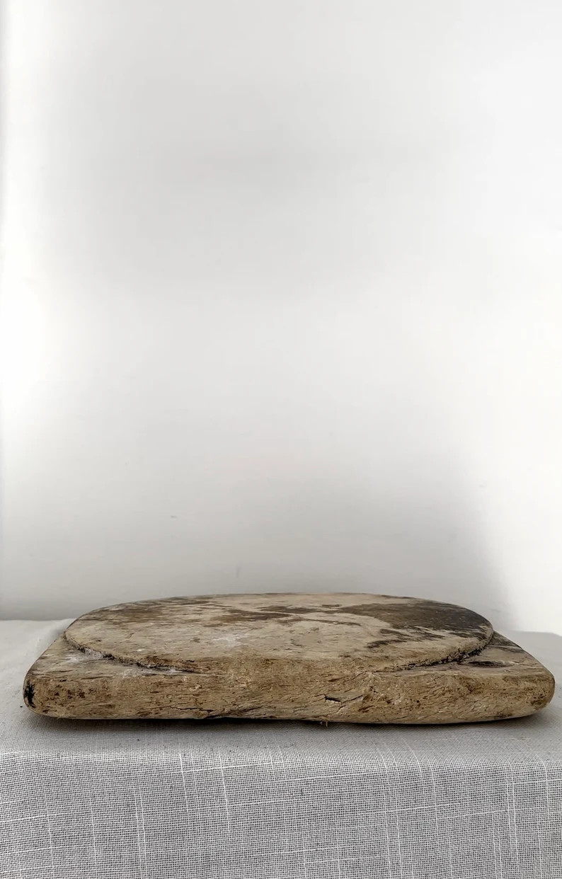 Vintage Bleached Wood Riser Tray - Etsy | Etsy (US)