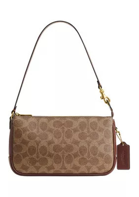 COACH Plaza Bag in Signature Canvas, Brown | Belk