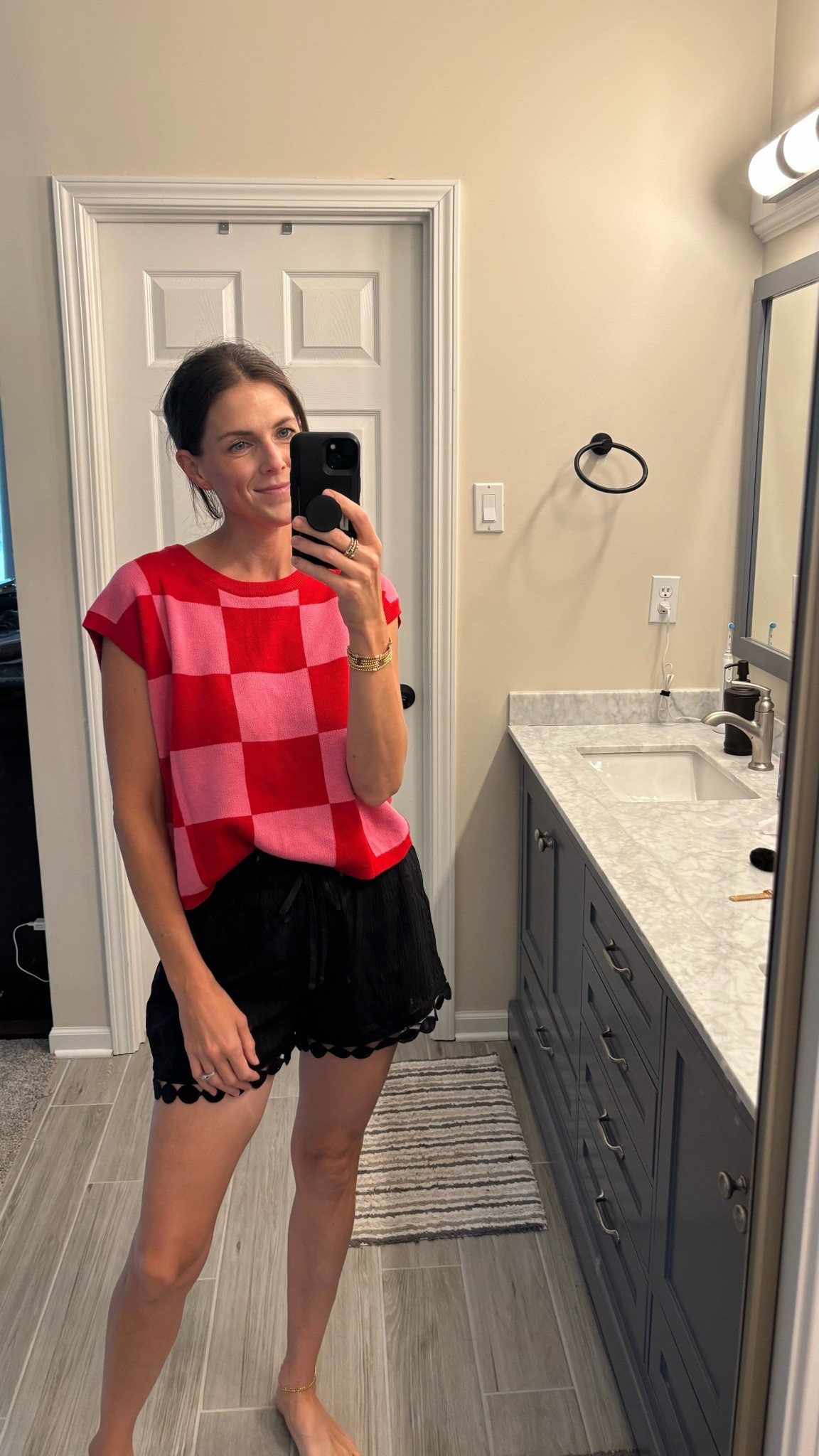 These shorts are only $9! This top is so soft and comfy.

#LTKootd #LTKmomlife