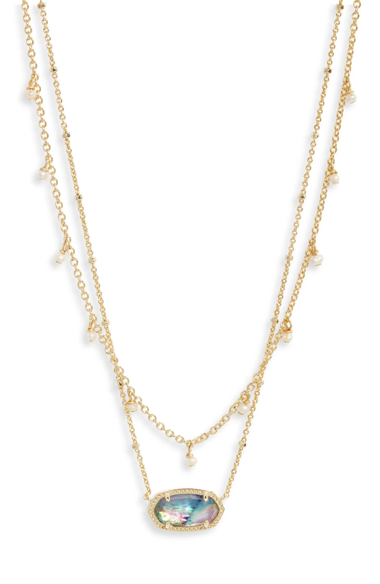 Elisa Layered Pendant Necklace | Nordstrom