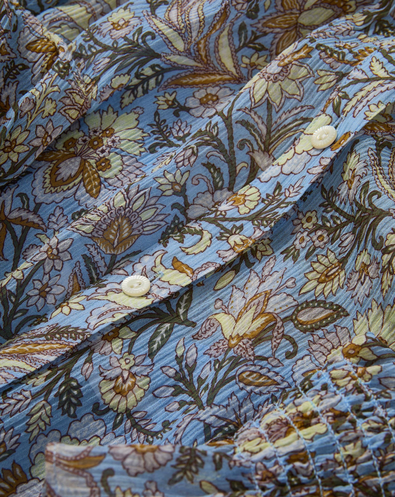 Ashlynn Floral Blouse in Blue Jay Multi | Veronica Beard | Veronica Beard