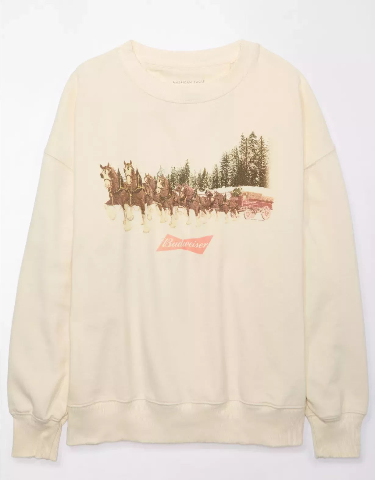 In a holidaze store sweatshirt american eagle