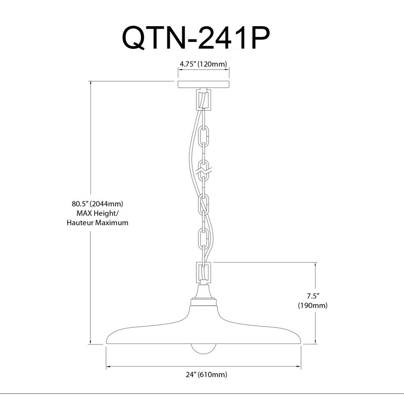 24" Dia. Dillsboro 1 - Light Aged Brass Pendant | Wayfair North America