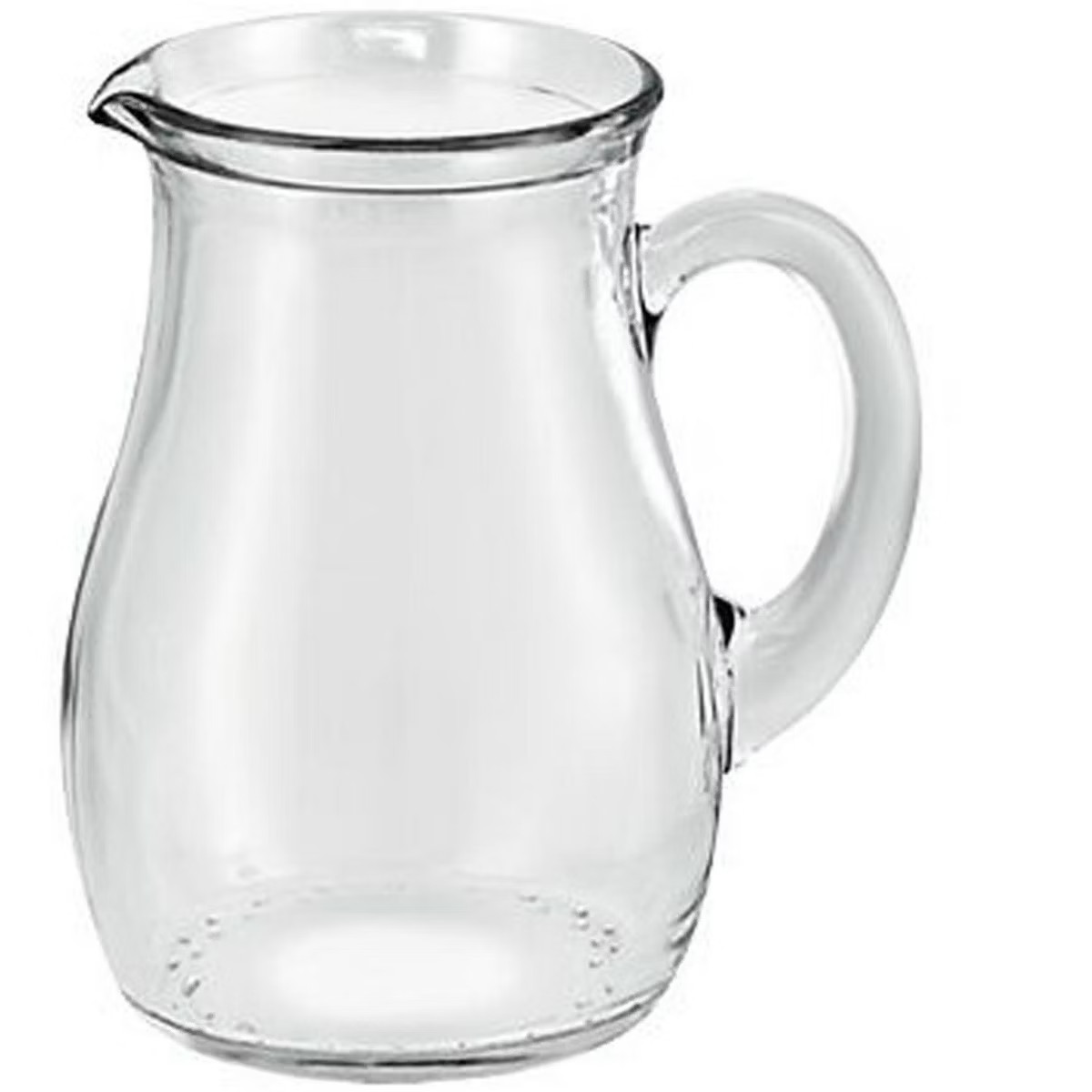 Amici Home Roxy Italian Glass Water Pitcher with Handle and Spout, Large Sized, Round Jug with Ic... | Target