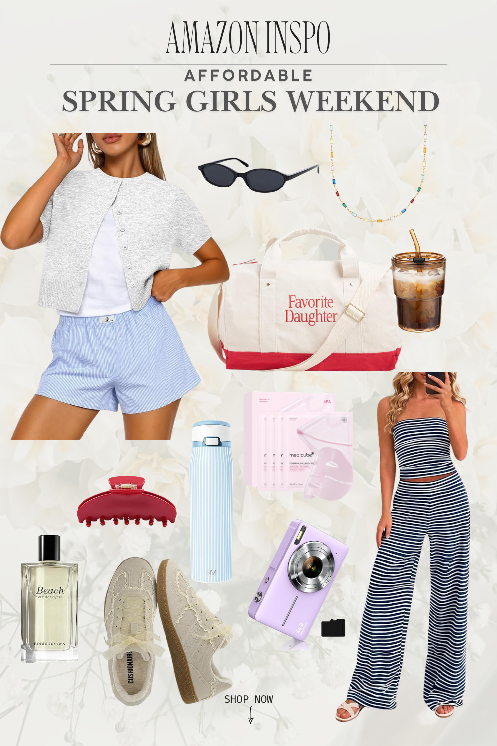 Spring girls weekend loading… 🧳💐
Everything I’d pack for a cute, affordable getaway—from comfy airport outfits to chic accessories and must-have beauty + travel essentials.

Think: effortless matching sets, trendy sunglasses, elevated basics, and the cutest accessories that make every outfit feel put together ✨

Perfect for:

weekend trips with friends
spring break outfits
casual airport outfit inspo
everyday chic spring style
beach weekend trip

Shop all my affordable Amazon finds linked here 💌 

 #LTKootd #LTKSaleAlert #LTKTravel