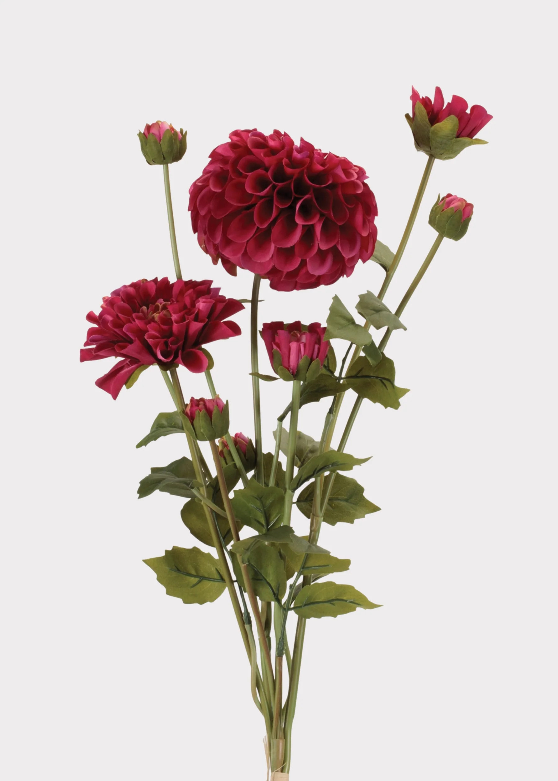 Deep Fuchsia Pink Zinnia Bundle | Colorful Fake Flowers at Afloral | Afloral