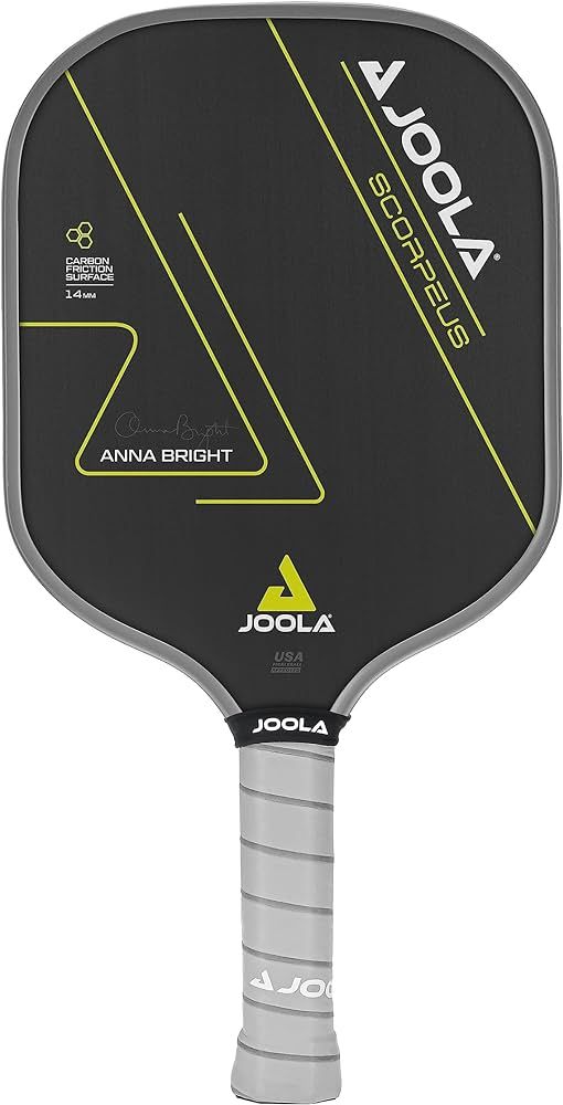 JOOLA Anna Bright Scorpeus Pickleball Paddle w/Charged Surface Technology for Increased Power & F... | Amazon (US)