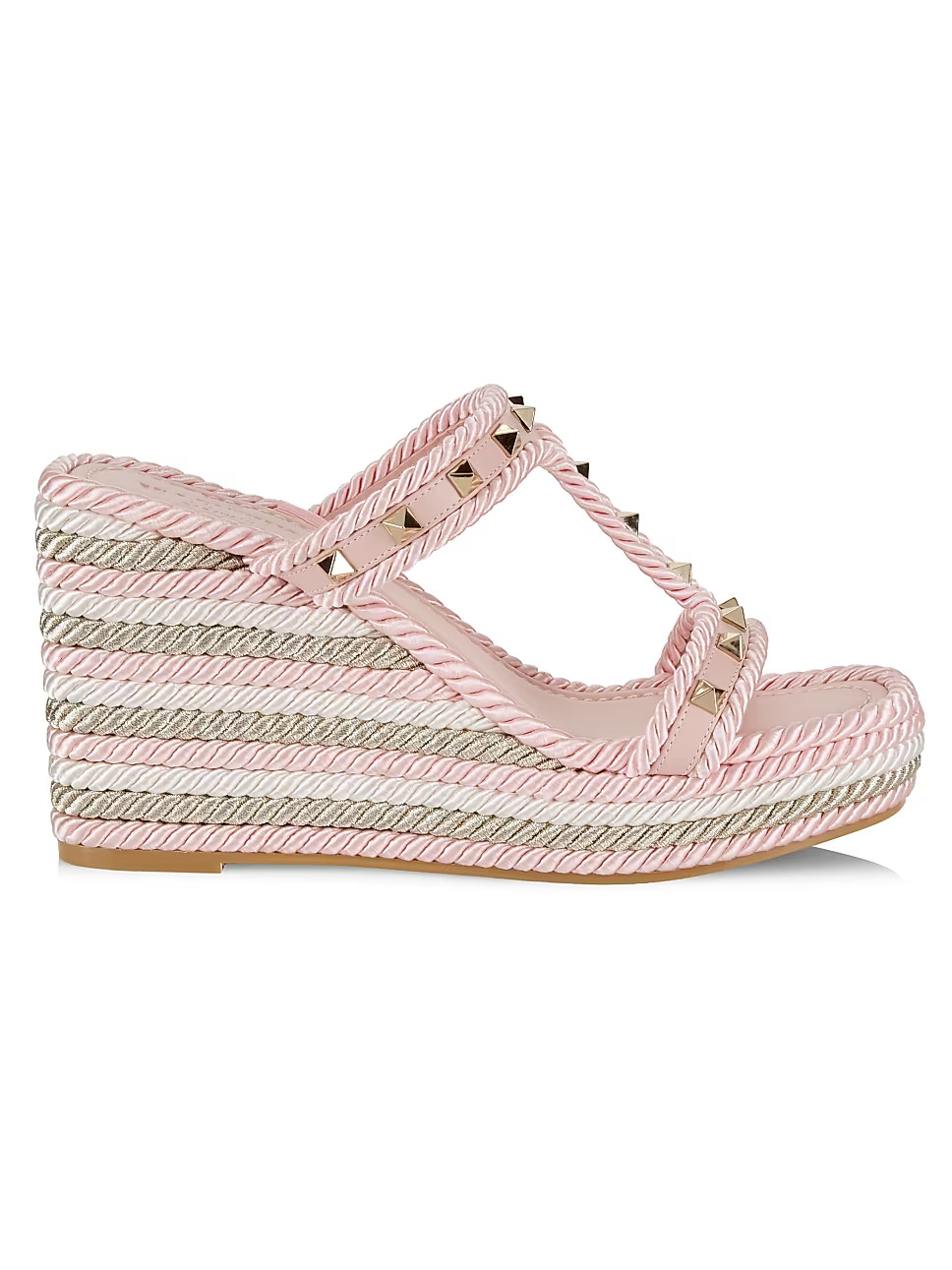 Rockstud Espadrille Wedge Sandals | Saks Fifth Avenue