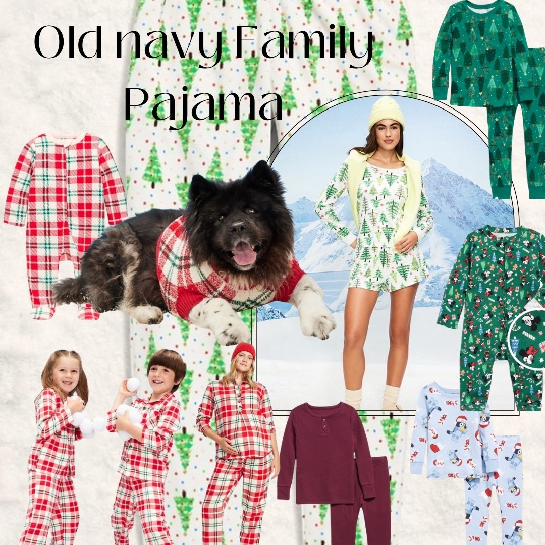Matching pajamas for the whole family from Old Navy. #OldNavyFinds #FamilyPajamas
#HolidayMatchingPjs


#LTKHoliday