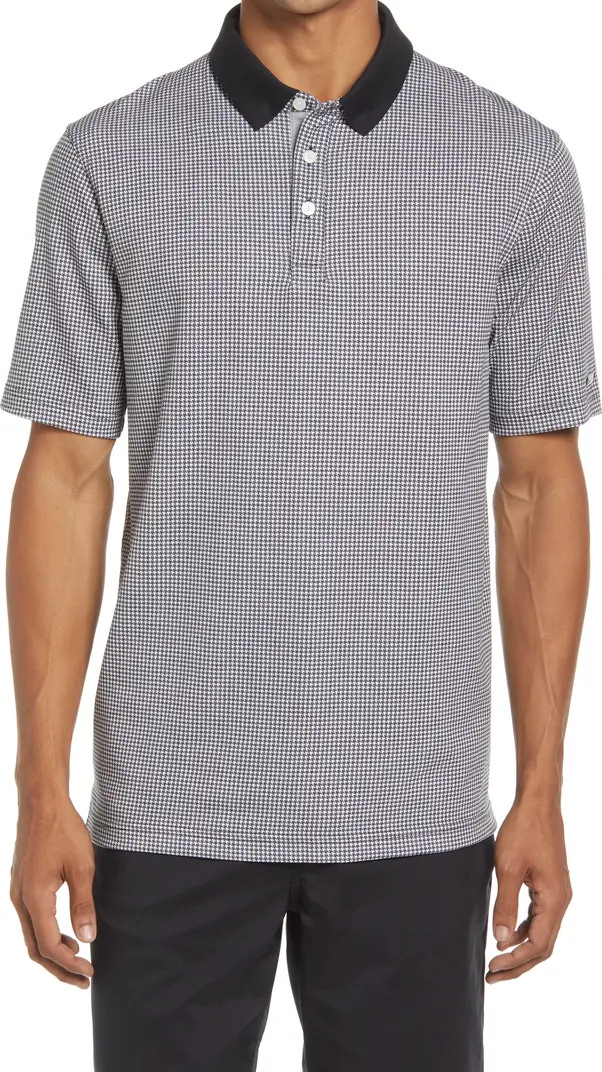 Nike Golf Dri-FIT Player Houndstooth Polo | Nordstrom | Nordstrom