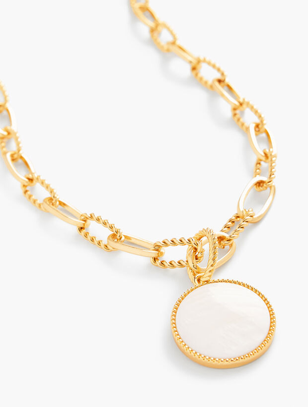 Mother Of Pearl Pendant Necklace | Talbots