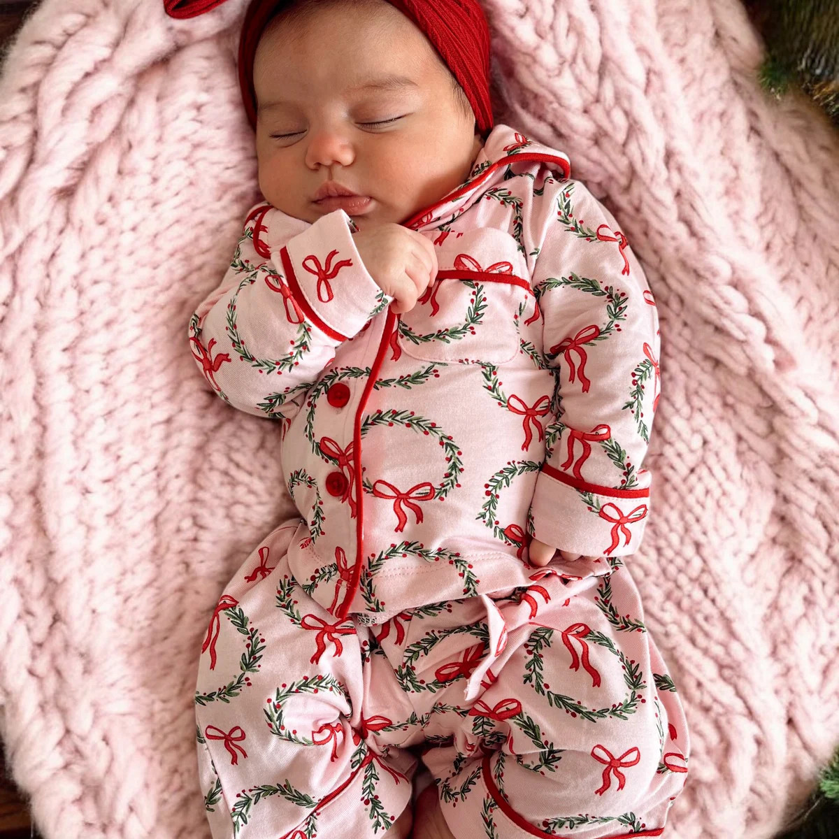 Lounge Set, Wreath Pink | SpearmintLOVE