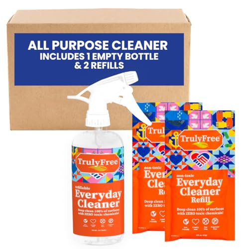 Truly Free Everyday Cleaner - Multipurpose Cleaner Spray, Kitchen Counter Cleaner, Natural Cleani... | Amazon (US)