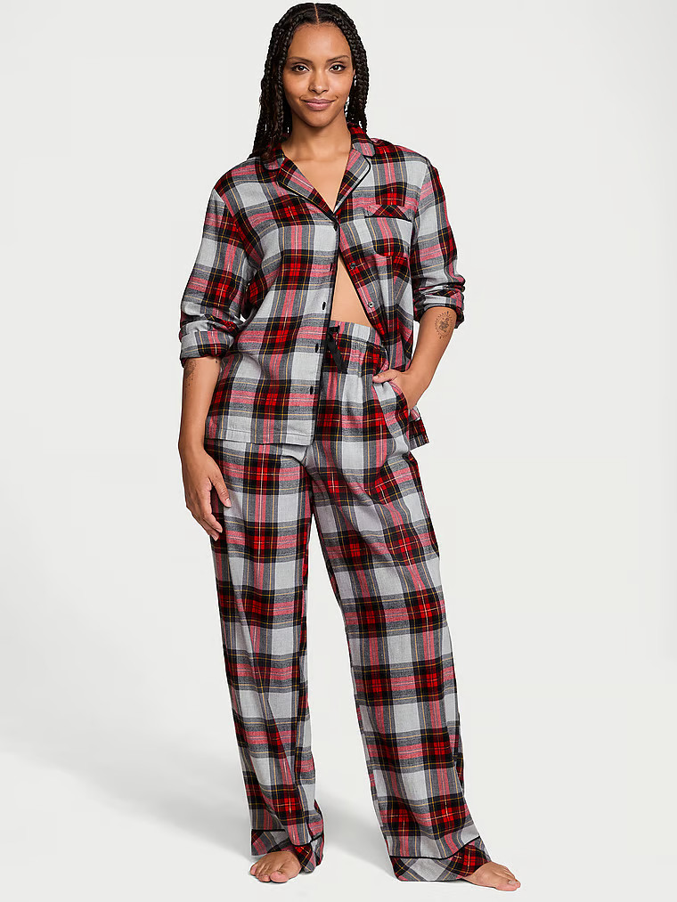 Flannel Long Pajama Set | Victoria's Secret (US / CA )