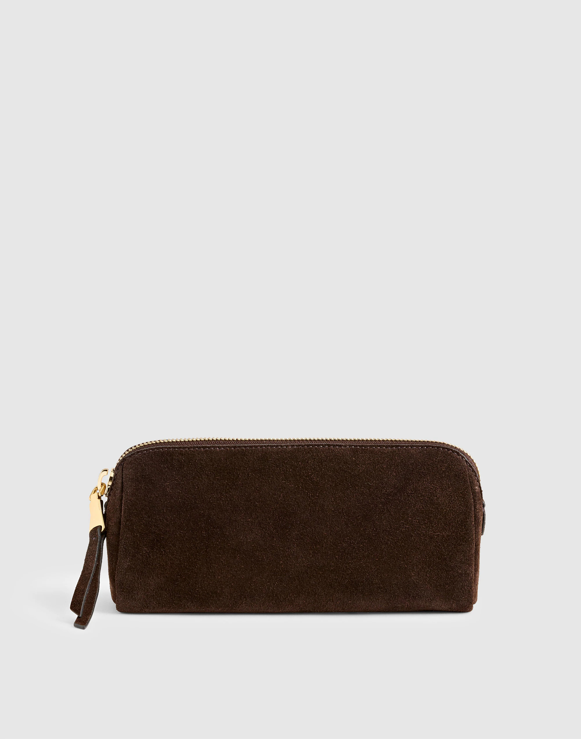 The Makeup Pouch in Suede | Madewell