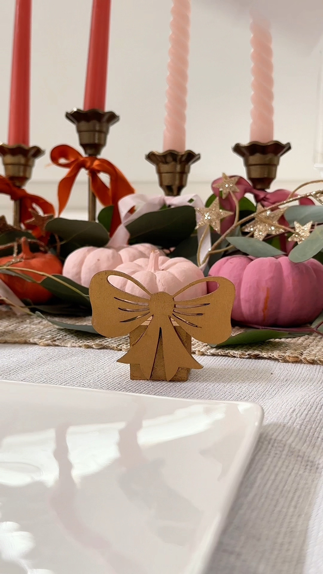 Whether you're hosting a cozy Friendsgiving or a festive Christmas dinner, these 🎀DIY place card holders fit perfectly for both! Created my Steph @mama.joys 

#LTKHome #LTKParties #LTKHoliday