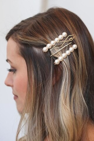 Hadley Pearl + Rhinestone Hair Clip Set | Dress Up