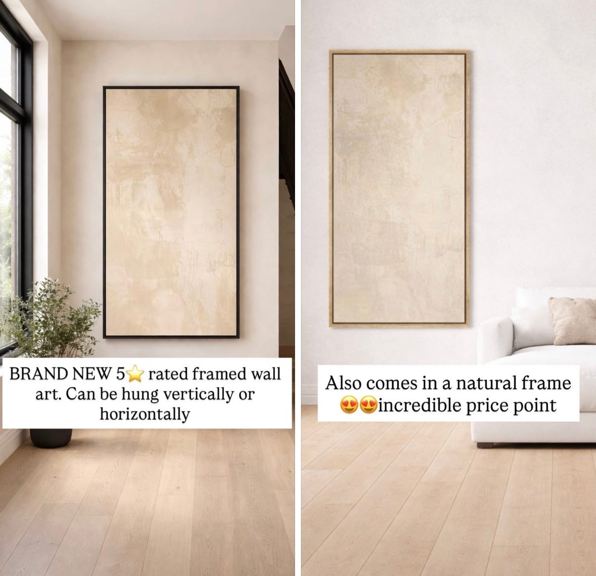 Stunning 5⭐️ rated brand new oversized Amazon framed wall art 

Amazon home, Amazon art, Amazon decor

#LTKSaleAlert #LTKHome