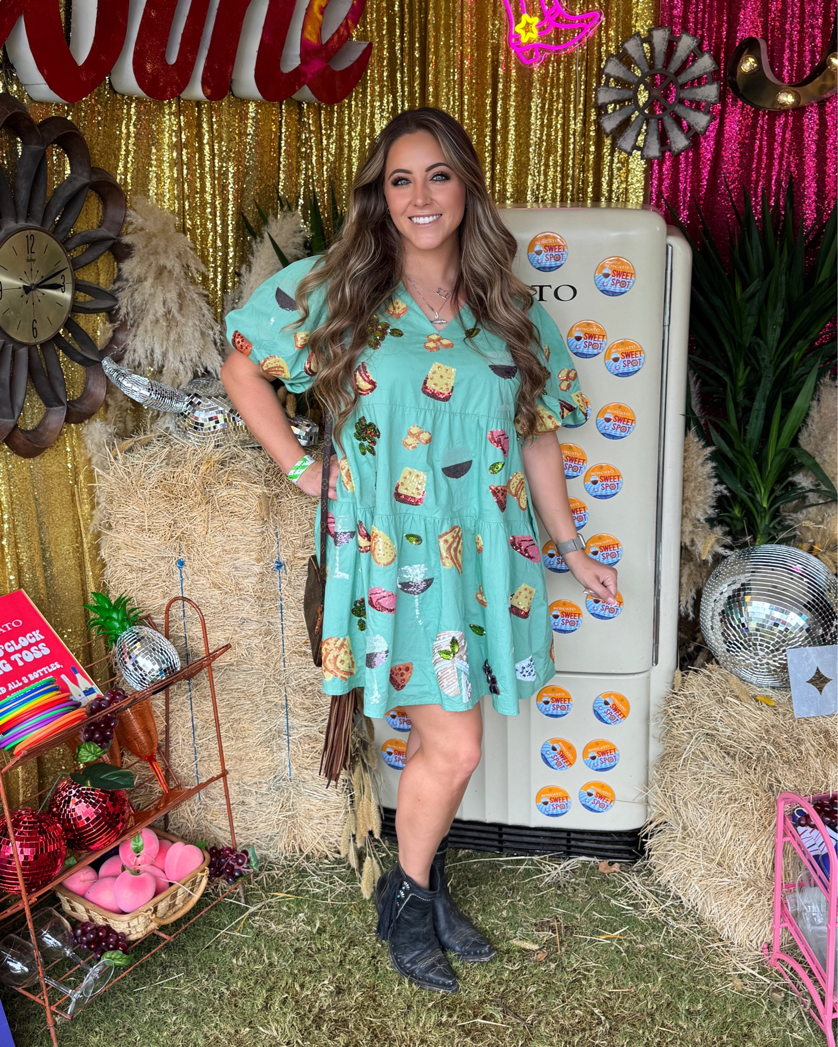 Sequin charcuterie dress for the food and wine festival!🍷🧀

#LTKSeasonal #LTKHoliday #LTKGiftGuide