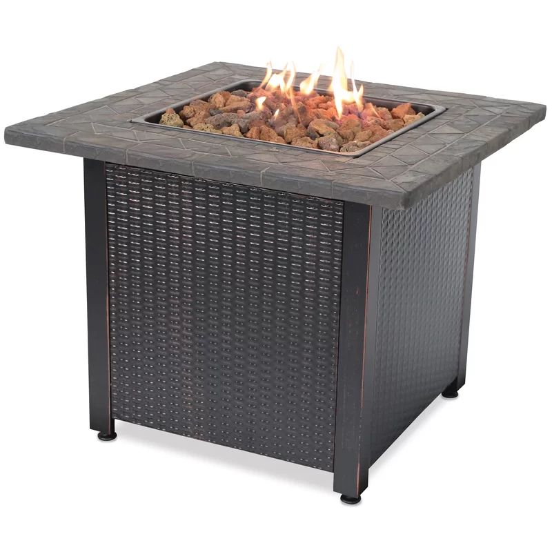 24" H x 30" W Outdoor Propane Fire Pit Table | Wayfair North America