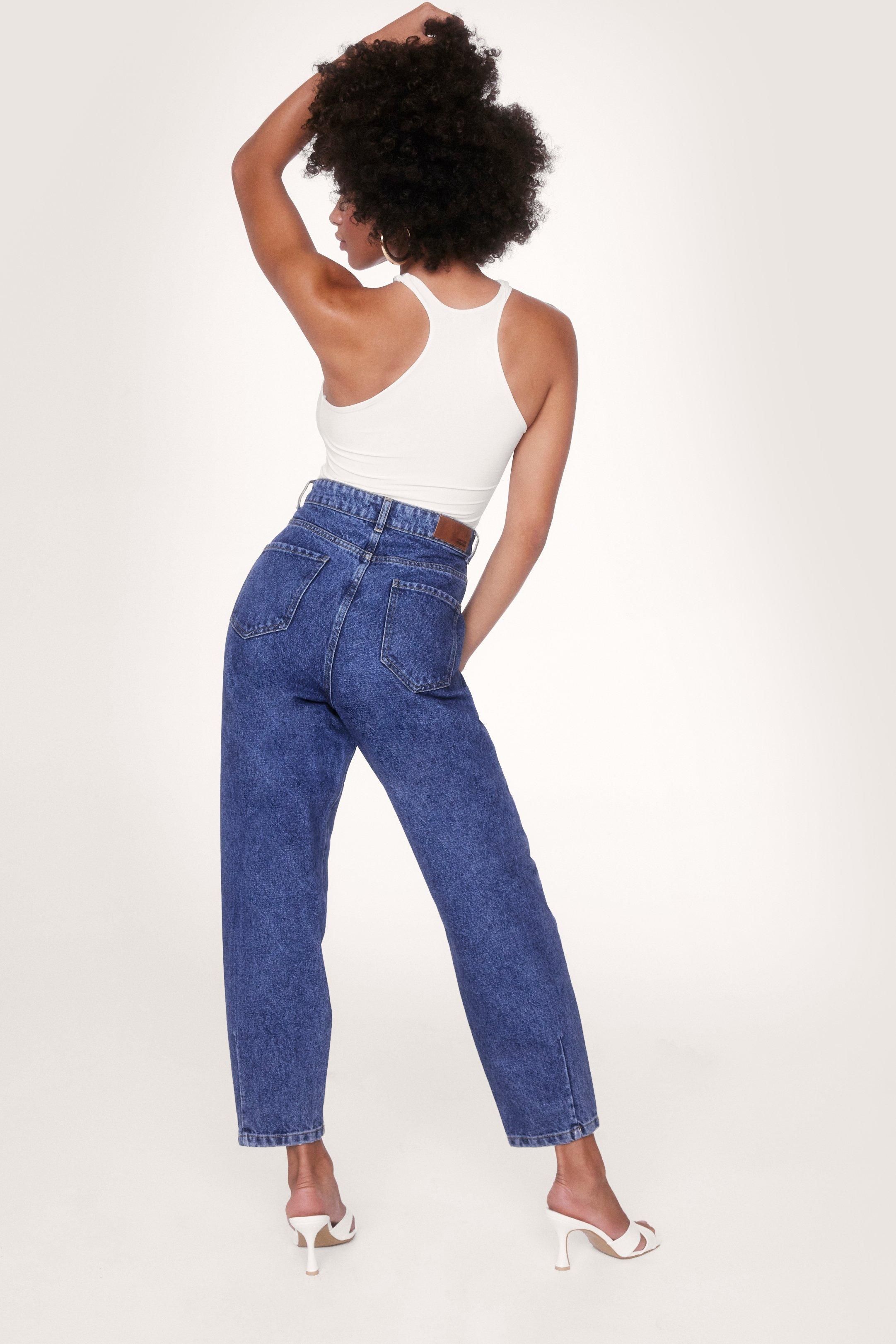 Organic Denim Tapered Leg Jeans | Nasty Gal (US)