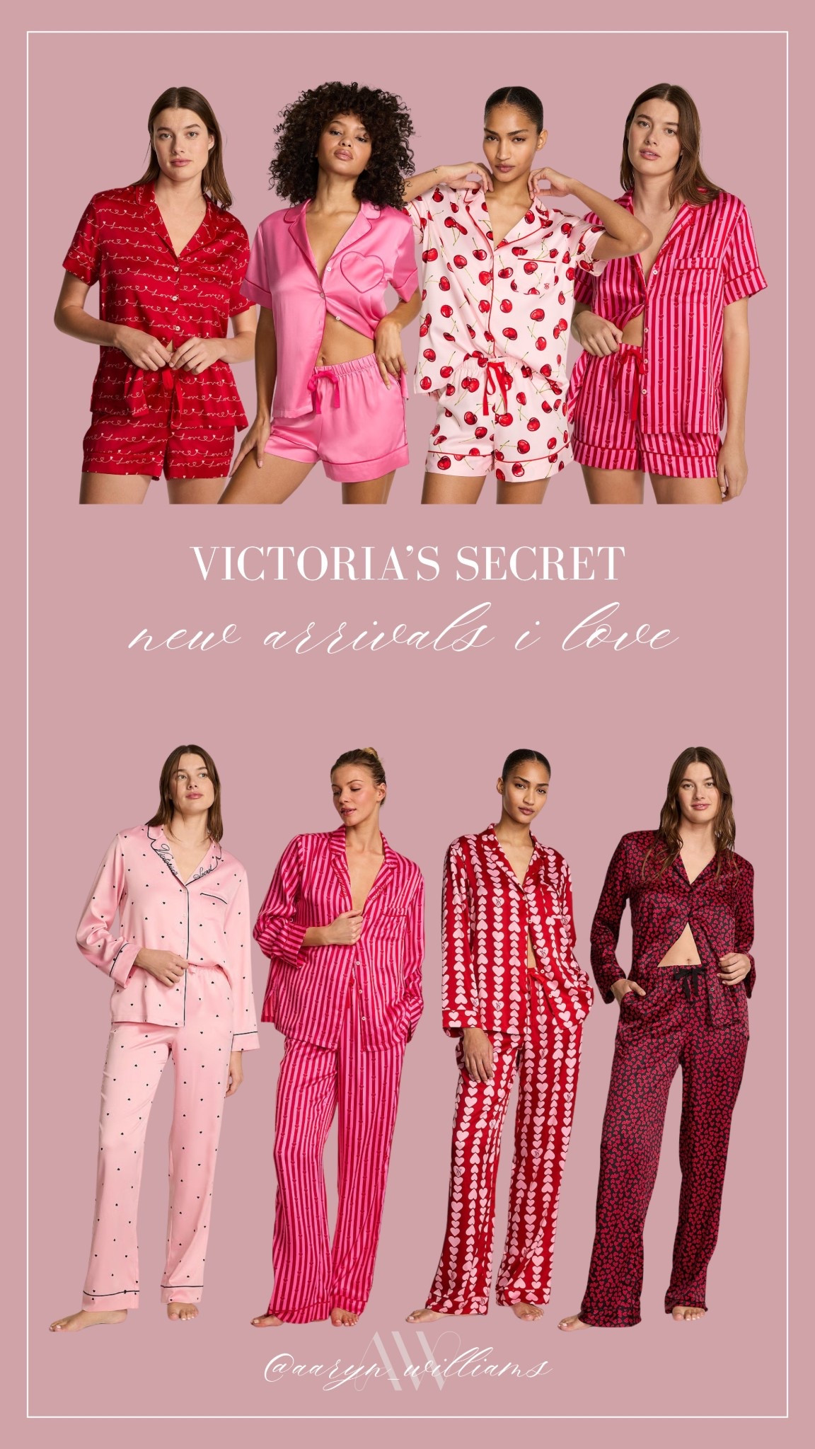 New Valentine’s Day pajamas at VS! Im obsessed with the hot pink striped 😍😍😍

Victoria’s Secret, new arrivals, lingerie, pajamas, lounge wear, Valentine’s Day 

#LTKootd #LTKSeasonal #LTKselfcare