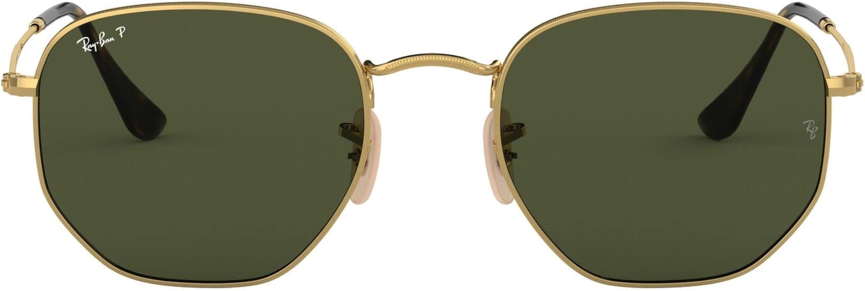 Ray-Ban Rb3548n Hexagonal Flat Lens Sunglasses | Amazon (US)