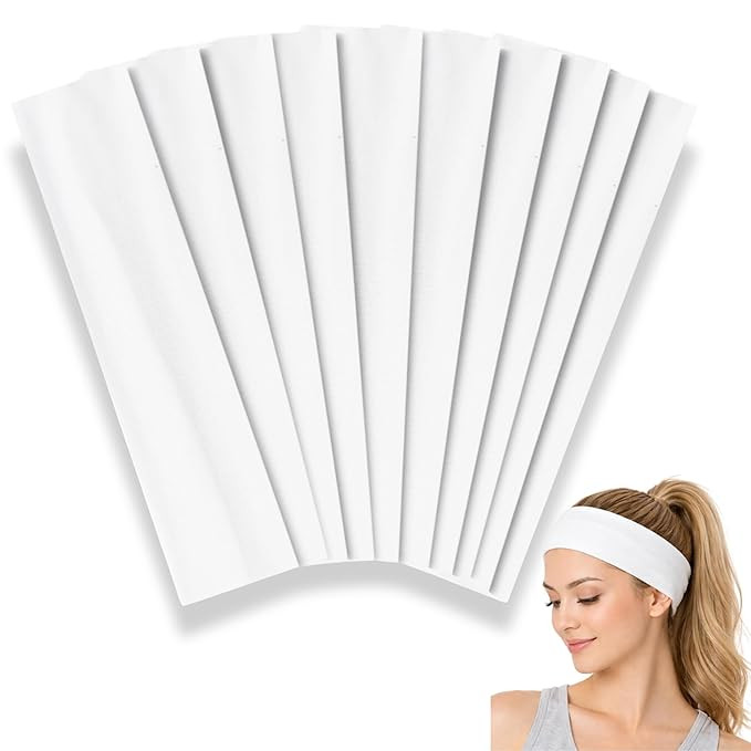 Styla Hair Headbands for Women Stretch Fashion Head Bands 10 Pack Non-Slip Head Wraps Great for S... | Amazon (US)