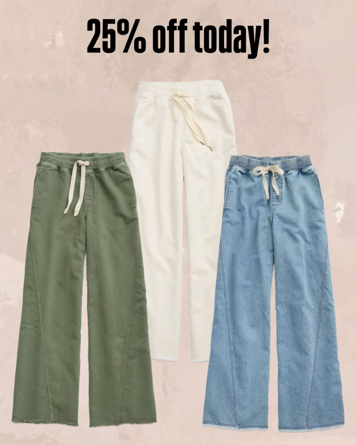 Aerie pants on deal today! Runs big - I wear the xs short



#LTKFindsUnder50 #LTKOver40 #LTKSaleAlert