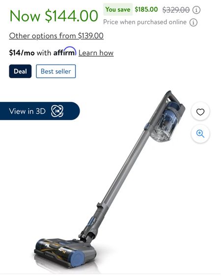 Shark Home Pet Pro cordless vacuum on major sale! We prefer this to the Dyson cordless vacuum after trying both and it’s over half off now just in time for a clean house for the holiday parties 

#LTKsalealert #LTKfamily #LTKhome