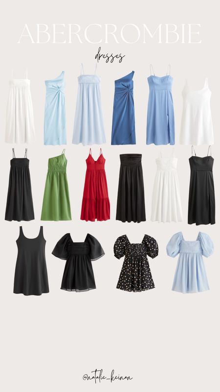 Amazing dresses at Abercrombie! Summer dresses, puff sleeve dresses, one shoulder dress, dress with slit, maxi dress, travel style, vacation style, wedding guest dress, date night 


#LTKtravel #LTKFind #LTKstyletip