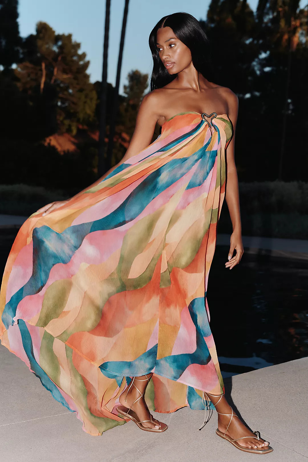 Villa Fresca Gaia Strapless Dress | Anthropologie (US)