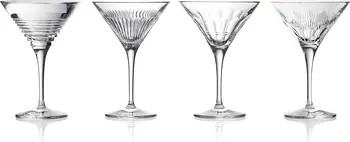Mixology Mixed Set of 4 Martini Glasses | Nordstrom