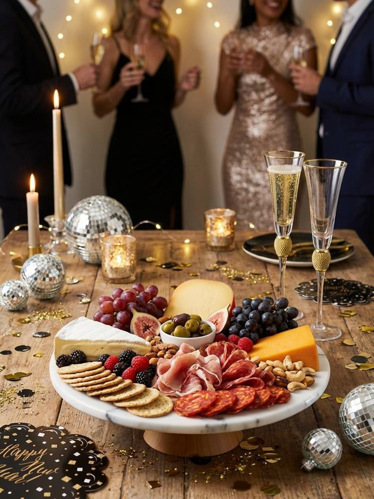 ✨ New Year’s Eve Hosting Setup

Ringing in the New Year with a simple but elevated setup ✨
A good cheese board, bubbles, candlelight, and a table that invites people to linger-my favorite way to celebrate.

Nothing overdone, just timeless pieces that make the night feel special. Linking everything I used here. 

 #LTKHoliday #LTKSeasonal