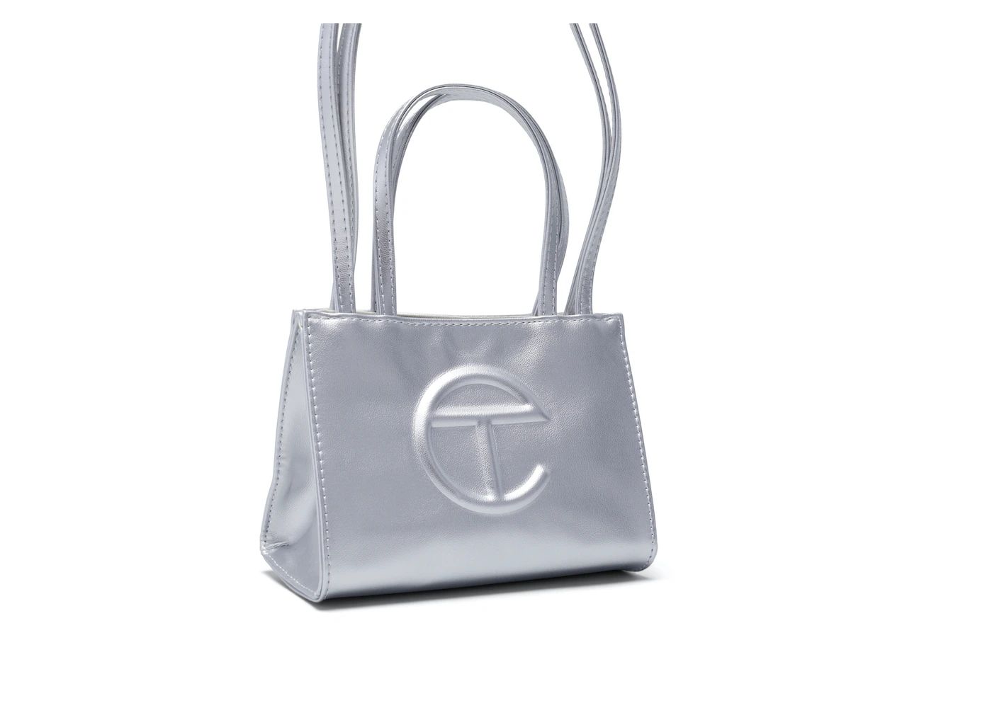 Telfar Shopping BagSmall Silver | StockX