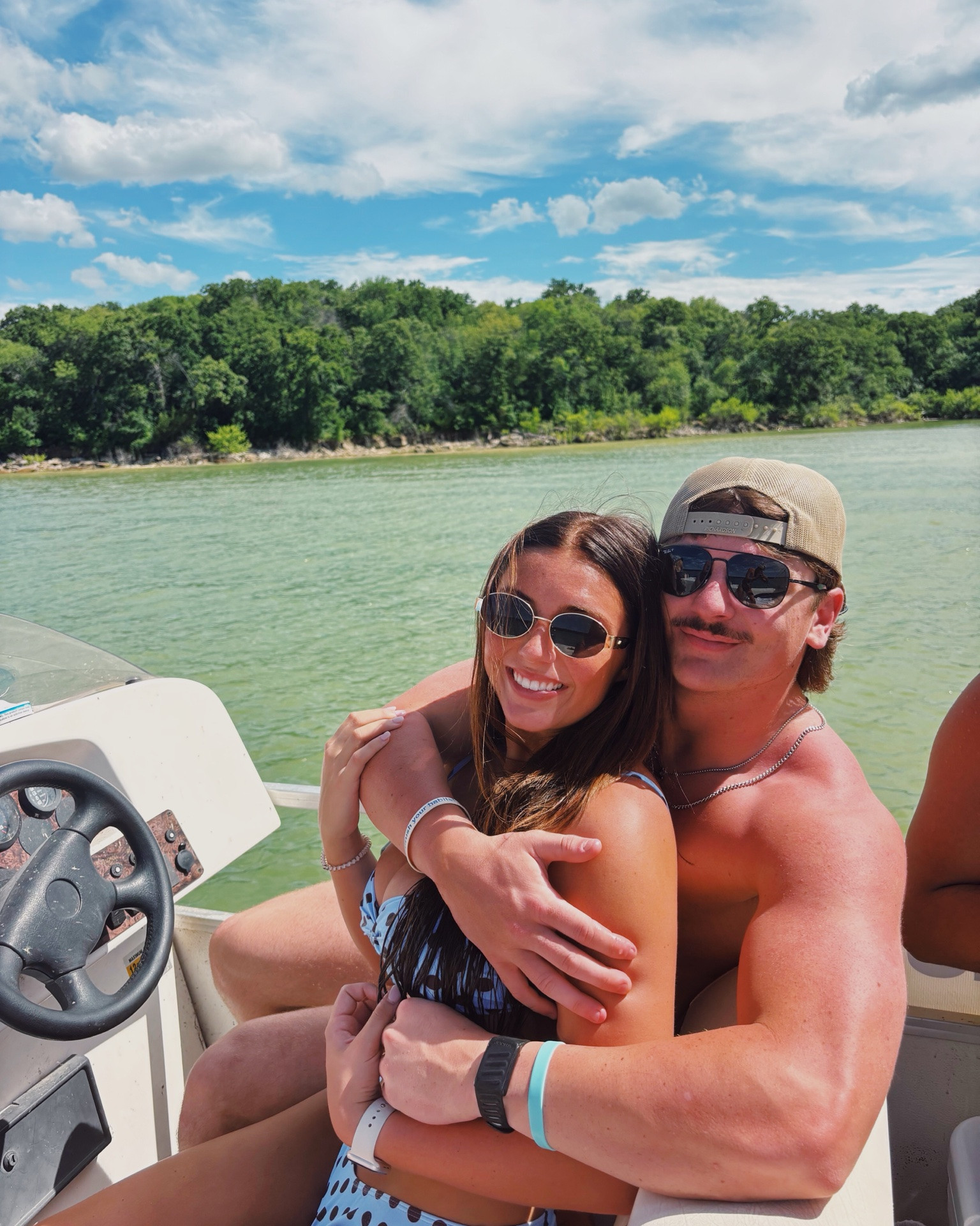Lake day with my favorite!🩵☀️🚤

#LTKdayinmylife #LTKootd #LTKSeasonal