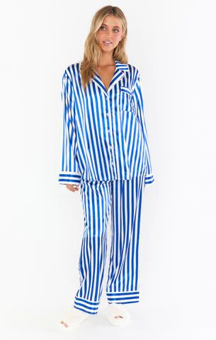 Classic PJ Set ~ Blue Stripe | Show Me Your Mumu