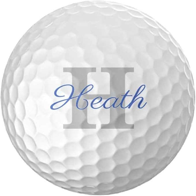 Personalized Name & Initial Golf Balls - Customize The Name and Initial (6 Balls) | Amazon (US)