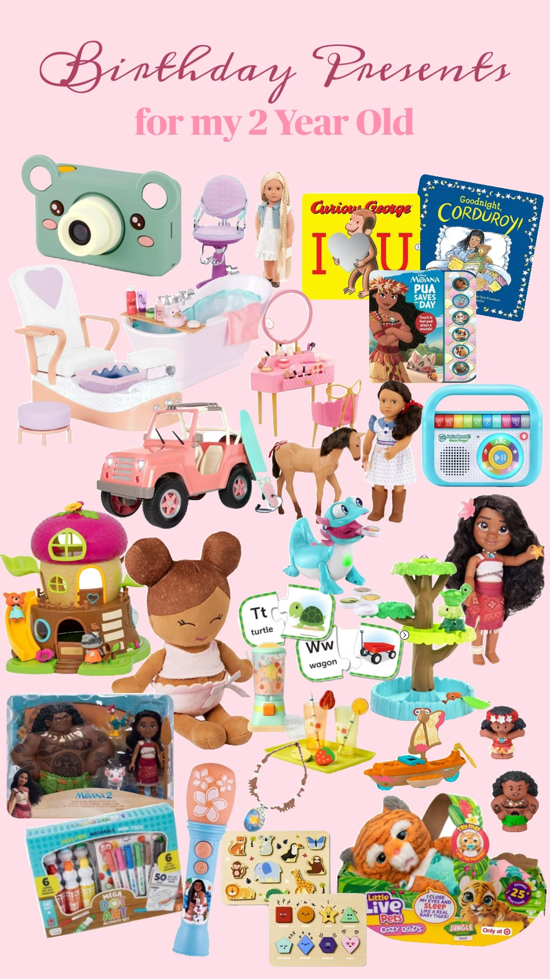 Who better to give the best gift ideas for a 2 year old than a 2 year old herself! Here are my daughters top picks for toddler gift list idea🥰 enjoy! 

#LTKParties #LTKGiftGuide #LTKKids